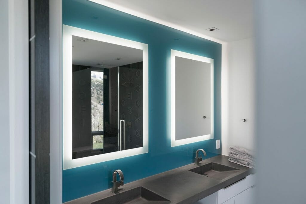 custom frameless mirrors 