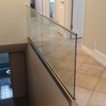 Glass Stairway Pony Wall