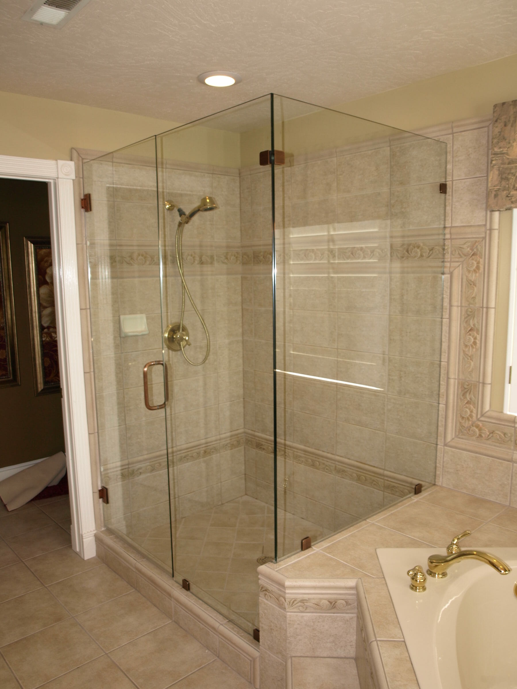 custom frameless shower