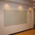 Custom Mounted Glass Whiteboard