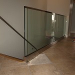 Glass Stair Wall Railing