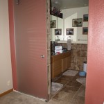 Barn Door Stylization Bathroom Door