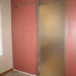 Utah Home Custom Glass Barn Door