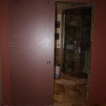 Rolling Bathroom Door Glass