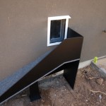 Small Dog Door with Ramp