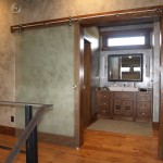 Rolling Custom Bathroom Door