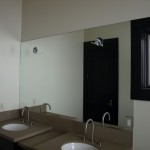Bathroom Mirror with Light Mounts