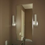 Narrow Mirror with Lights
