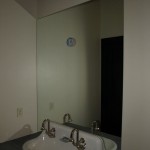 Mirror with Attached Sink