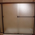 Opaque and Textured Glass Shower