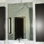 Custom Mirror with Cupboards