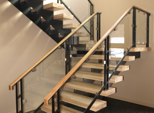 Glass Stair Rail Walls