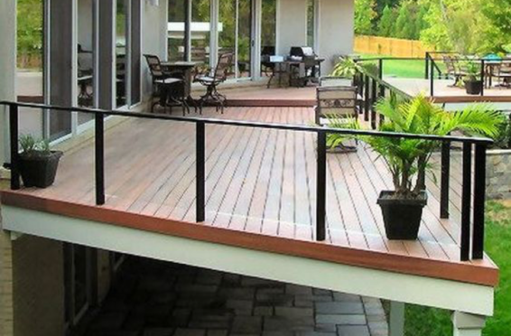 Back Deck Glass Railing Repair